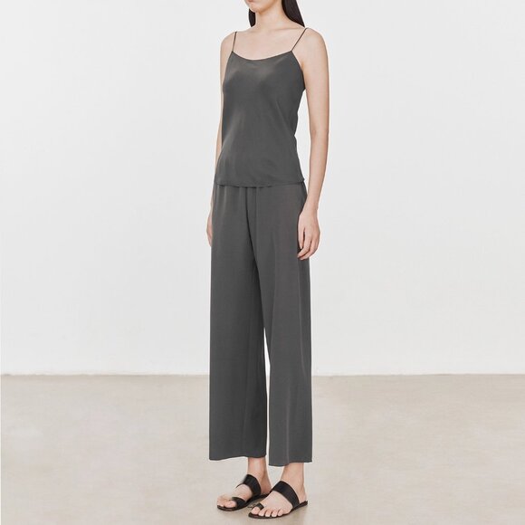 CHICJOC 100% Silk Minimalist Camisole grey size 40 - Picture 4 of 6